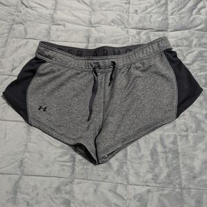 Under Armour Gray and Black Athletic Shorts